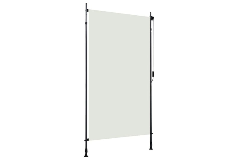 udendørs rullegardin 120x270 cm cremefarvet - Creme - Rullegardin