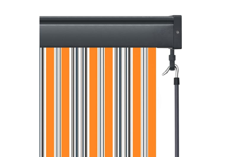 udendørs rullegardin 140x250 cm gul og blå - Gul - Tekstiler - Gardiner - Rullegardin