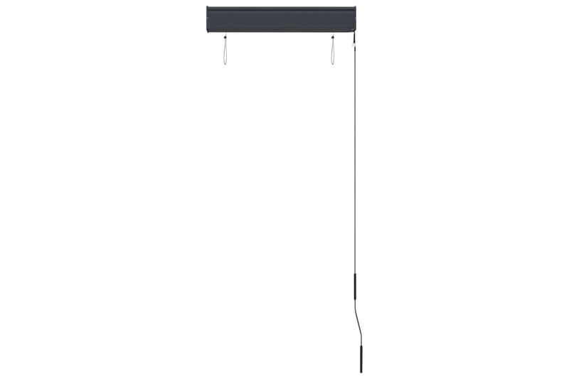 udendørs rullegardin 60x250 cm hvid og orange - Orange - Tekstiler - Gardiner - Rullegardin