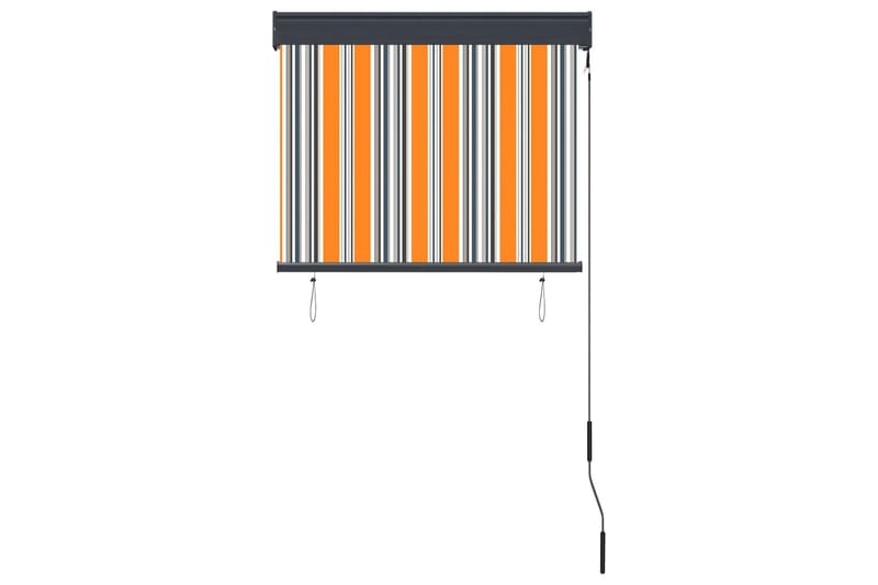 udendørs rullegardin 80x250 cm gul og blå - Gul - Tekstiler - Gardiner - Rullegardin