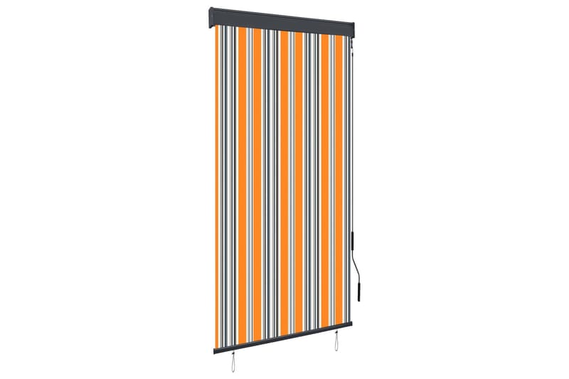 udendørs rullegardin 80x250 cm gul og blå - Gul - Tekstiler - Gardiner - Rullegardin