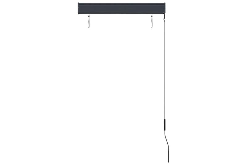 udendørs rullegardin 80x250 cm orange og brun - Orange - Tekstiler - Gardiner - Rullegardin