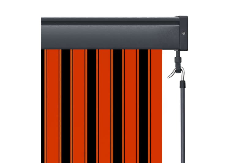 udendørs rullegardin 80x250 cm orange og brun - Orange - Tekstiler - Gardiner - Rullegardin