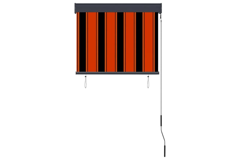 udendørs rullegardin 80x250 cm orange og brun - Orange - Tekstiler - Gardiner - Rullegardin