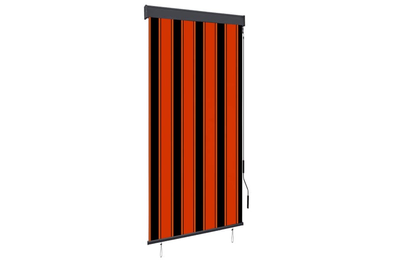 udendørs rullegardin 80x250 cm orange og brun - Orange - Tekstiler - Gardiner - Rullegardin