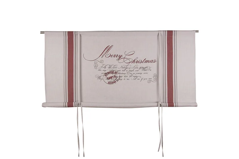 Santa Rullegardin 120 cm, Linned