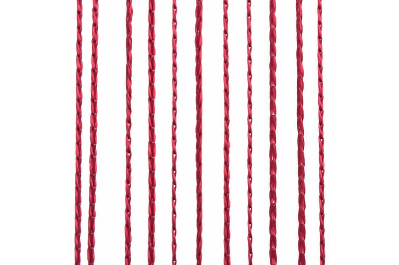 trådgardiner 2 stk. 140 x 250 cm bordeauxfarvet - Rød - Mørkelægningsgardin