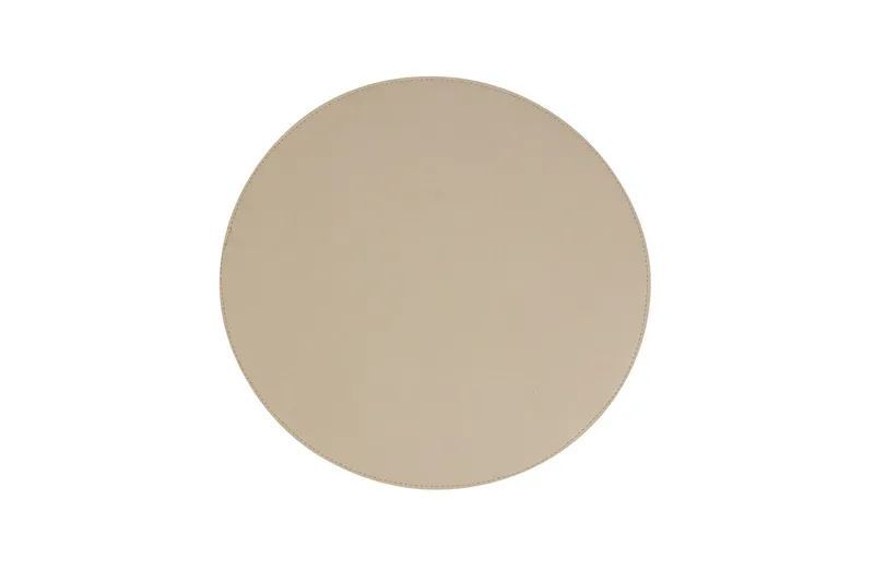 Moana Dækkeserviet Ø38 cm - Sand - Tekstiler - Køkkentekstiler