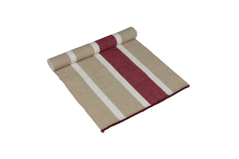 Luhar Bordløber 35x120 cm, Rød