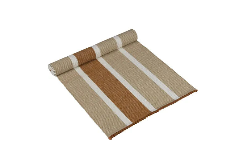 Luhar Bordløber 35x120 cm - Kanel - Tekstiler - Køkkentekstiler