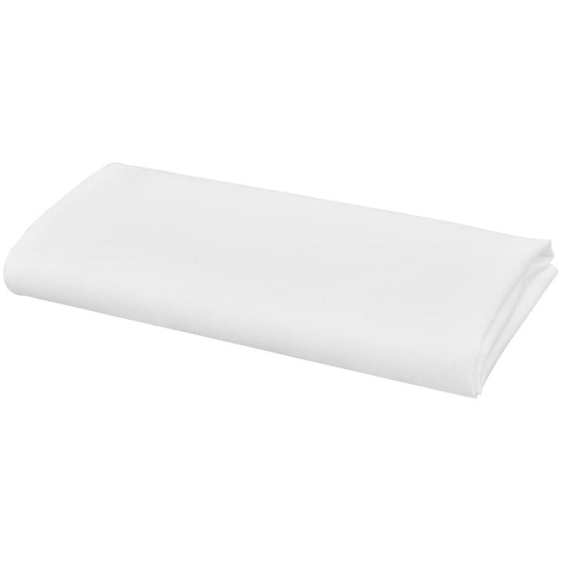 10 Middagsservietter Hvid 50 x 50 cm - Hvid - Tekstiler - Køkkentekstiler - Stofservietter