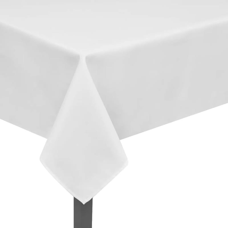 5 Bordduge Hvid 190 x 130 cm// - Hvid - Bordløber - Køkkentekstiler