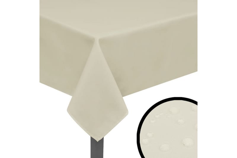 bordduge 5 stk. cremefarvet 170x130 cm - Creme - Tekstiler - Køkkentekstiler