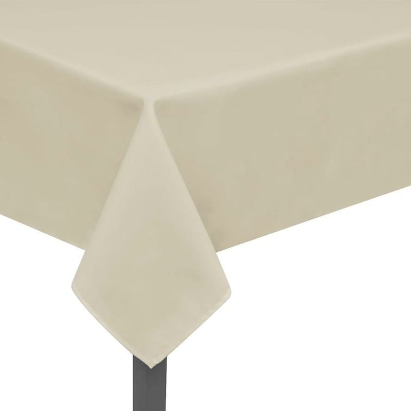 bordduge 5 stk. cremefarvet 170x130 cm - Creme - Tekstiler - Køkkentekstiler