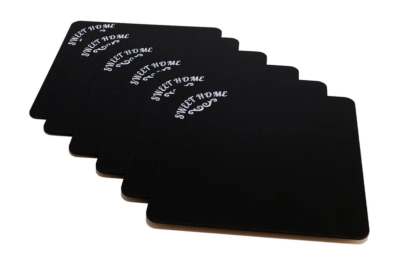 Bordtabletter 6 stk, Sort