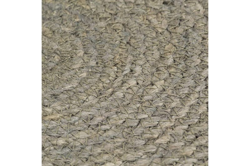 dækkeservietter 4 stk. rund 38 cm jute grå - Grå - Dækkeservietter - Køkkentekstiler