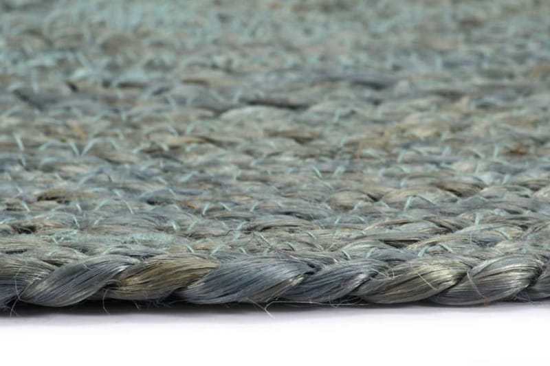 dækkeservietter 4 stk. rund 38 cm jute olivengrøn - Grøn - Tekstiler - Køkkentekstiler