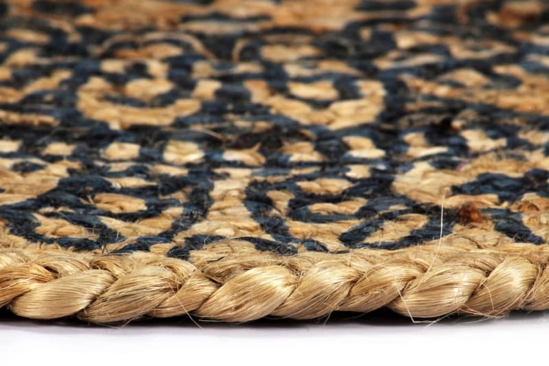dækkeservietter 6 stk. rund 38 cm jute mørkeblå - Blå - Tekstiler - Køkkentekstiler