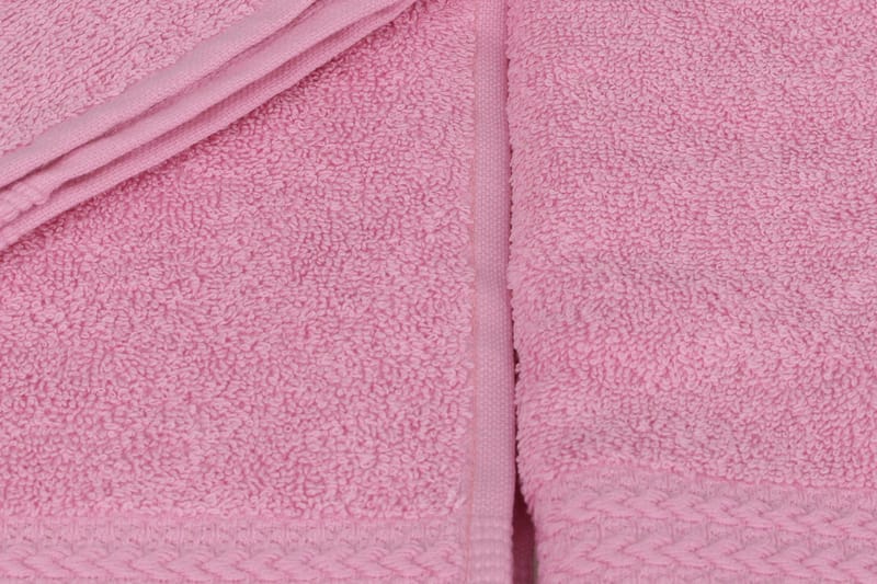 Hobby Håndklæde 30x50 cm 6-pak - Lyserød - Tekstiler - Badetekstiler - Håndklæder