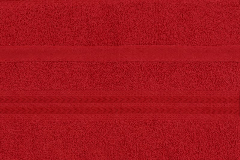 Hobby Håndklæde 30x50 cm 6-pak - Rød - Køkkentekstiler - Viskestykke
