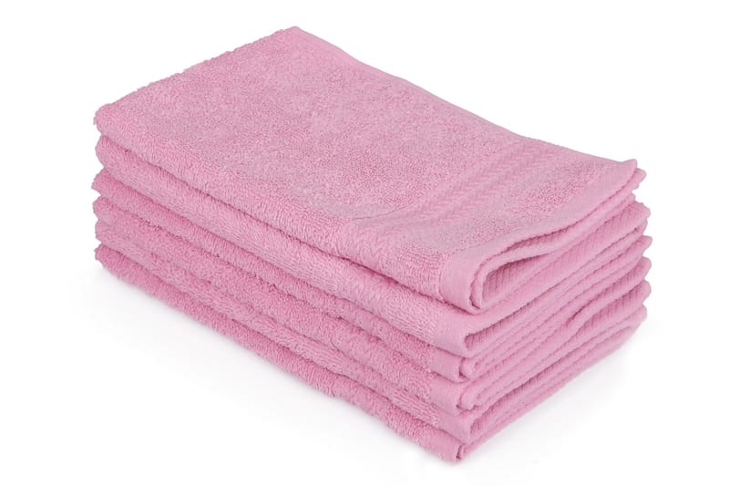 Hobby Håndklæde 30x50 cm 6-pak - Lyserød - Køkkentekstiler - Viskestykke