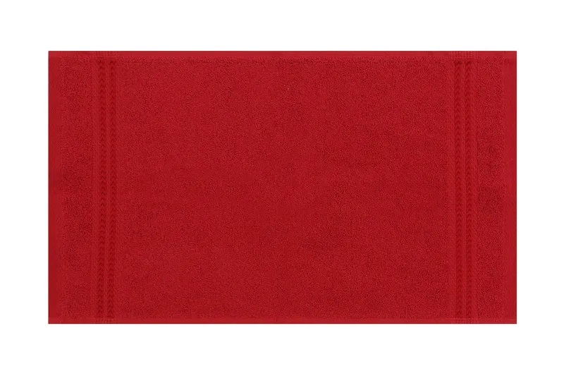 Hobby Håndklæde 30x50 cm 6-pak - Rød - Tekstiler - Badetekstiler - Håndklæder