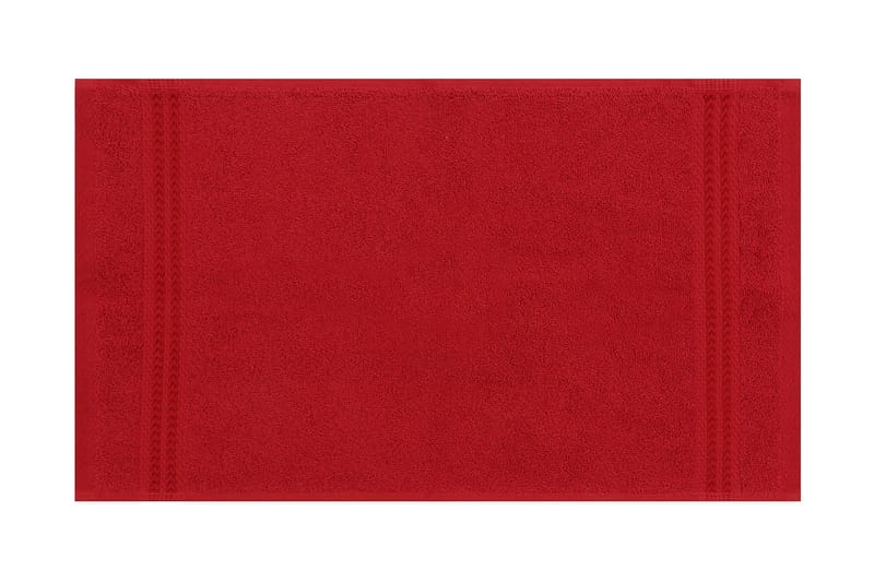 Hobby Håndklæde 30x50 cm 6-pak - Rød - Tekstiler - Badetekstiler - Håndklæder