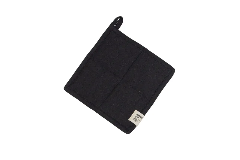 Vide Grydelap 20x20 cm, Sort