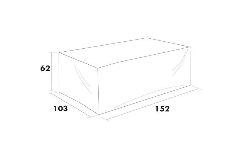 Hillerstorp Kungshult Møbelovertræk Sofa 2-personers Sort, undefined