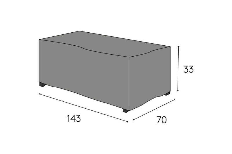 Møbelbeskyttelse Bord Hillerstorp Skagenæs Sort, undefined