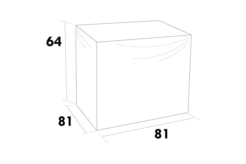 Møbelbeskyttelse Lænestol Hillerstorp Oxelunda Hjørnedel Sort, undefined