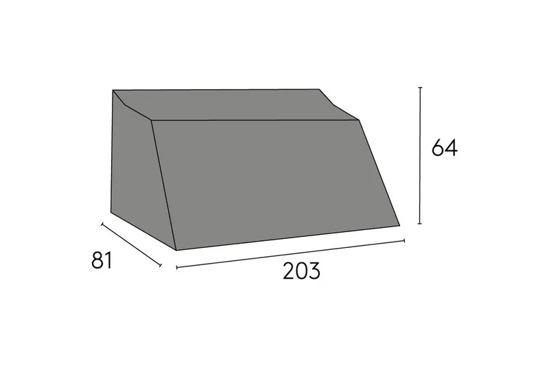 Møbelovertræk Sofa Hillerstorp Oxelunda 3-sæders Sort, undefined