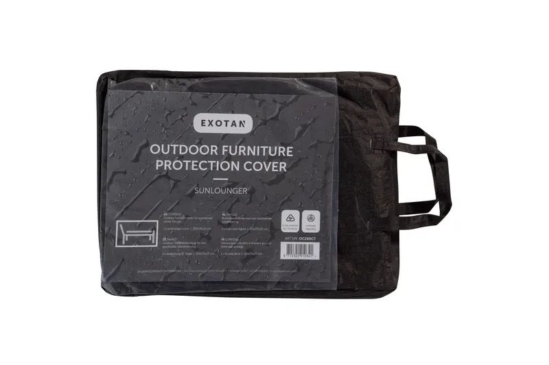 Morte Lænestolsovertræk 30x45 cm, Sort