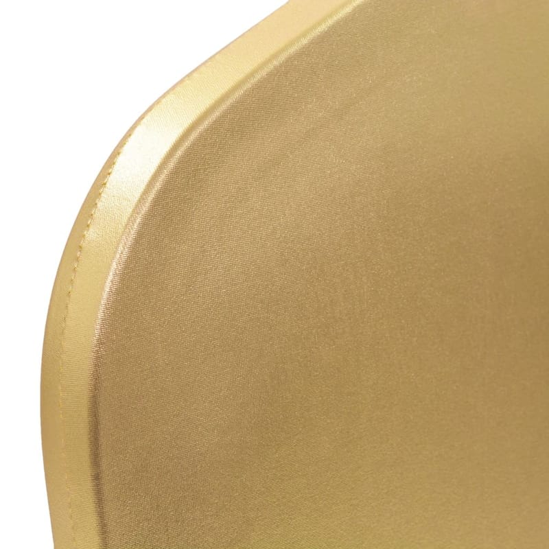 stolebetræk 6 stk. strækbar guldfarvet - Guld - Stolovertræk - Møbelovertræk