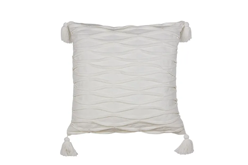 Soraya Pudebetræk 48x48 cm, Offwhite