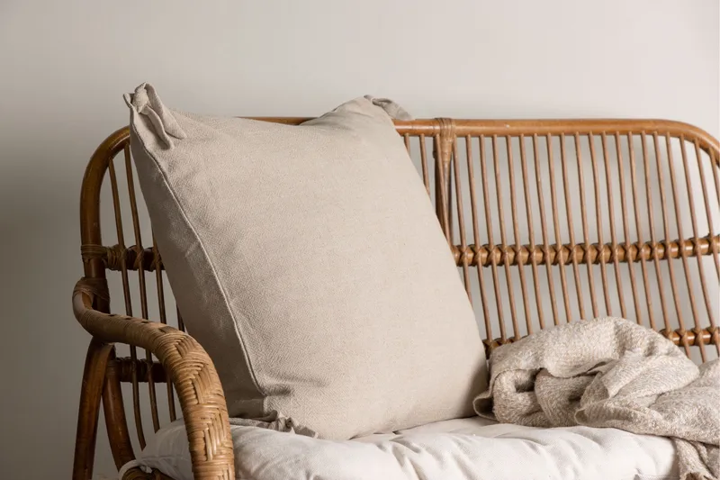 Nora Pudebetræk - Beige - Tekstiler - Pude & plaid - Pyntepuder & pudebetræk