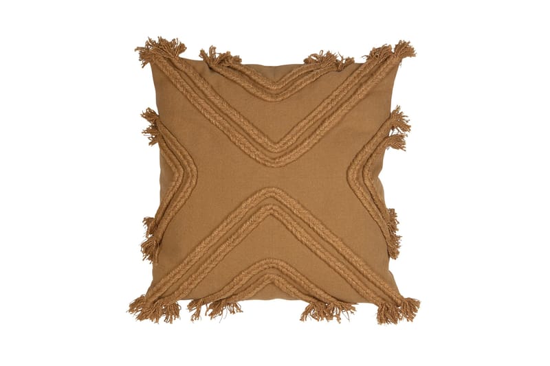 Rope Pudebetræk 48x48 cm - Mørkbeige - Tekstiler - Pude & plaid - Pyntepuder & pudebetræk