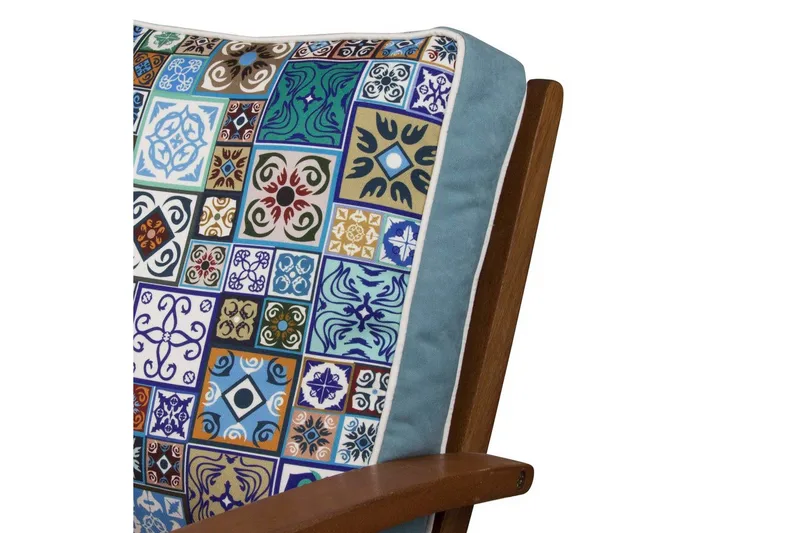 Alricon Pyntepude 42x42 cm - Blå - Tekstiler - Pude & plaid - Pyntepuder & pudebetræk