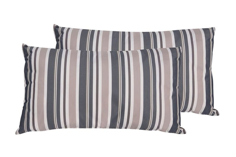 Barrie Udendørspude 42x60 cm - Brun/Blå/Beige - Tekstiler - Pude & plaid - Udendørs puder