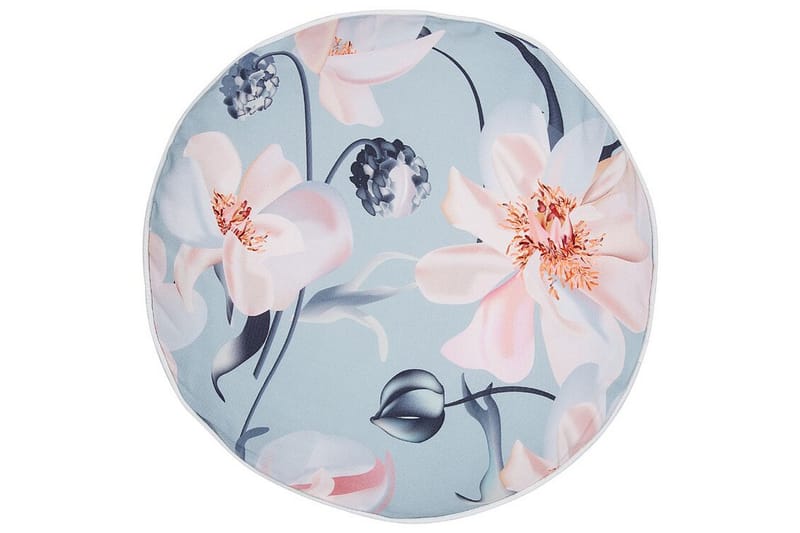 Benedetta Udendørspude 40 cm Rund, Blå