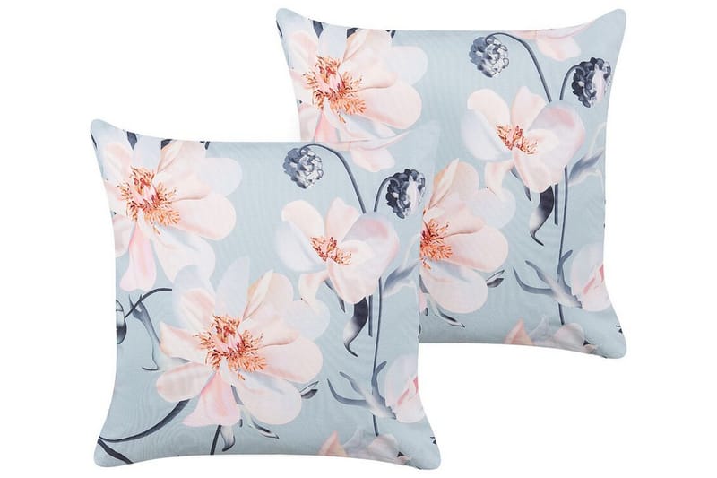 Benedetta Udendørspude 45x45 cm - Blå - Tekstiler - Pude & plaid - Udendørs puder