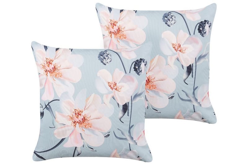 Benedetta Udendørspude 45x45 cm - Blå - Tekstiler - Pude & plaid - Udendørs puder