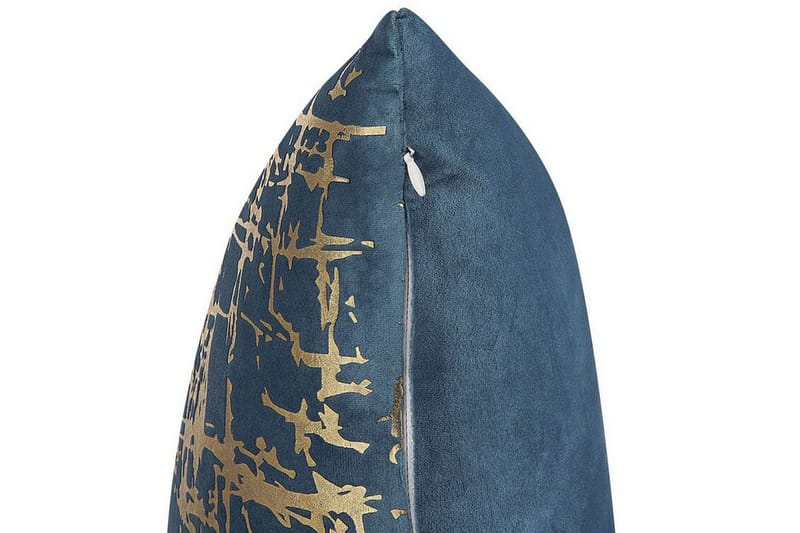 Beneton Udendørspude 45x45 cm - Blå/Guld - Tekstiler - Pude & plaid - Udendørs puder