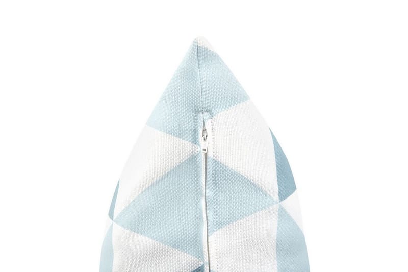 Burgeo Udendørspude 42x60 cm - Blå/Hvid - Tekstiler - Pude & plaid - Udendørs puder