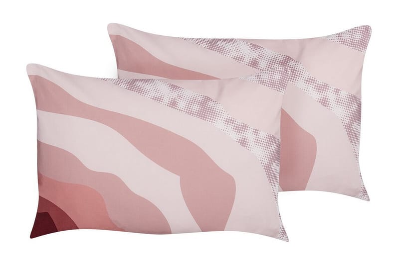 Busto Udendørspude 42x60 cm 2stk - Lyserød - Tekstiler - Pude & plaid - Udendørs puder