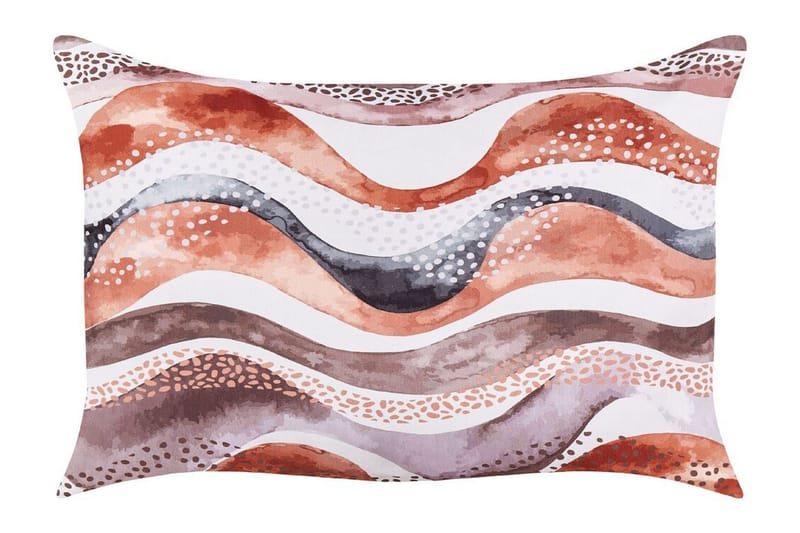 Cannole Udendørspude 42x60 cm - Brun/Hvid/Sort - Tekstiler - Pude & plaid - Udendørs puder