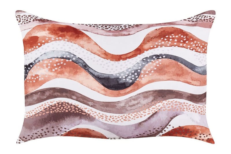 Cannole Udendørspude 42x60 cm - Brun/Hvid/Sort - Tekstiler - Pude & plaid - Udendørs puder