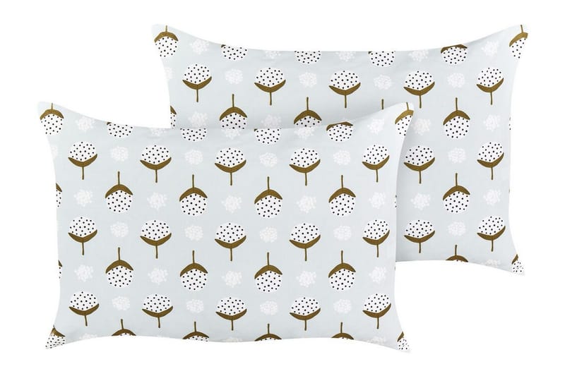 Carini Udendørspude 42x60 cm - Grøn/Hvid - Tekstiler - Pude & plaid - Udendørs puder