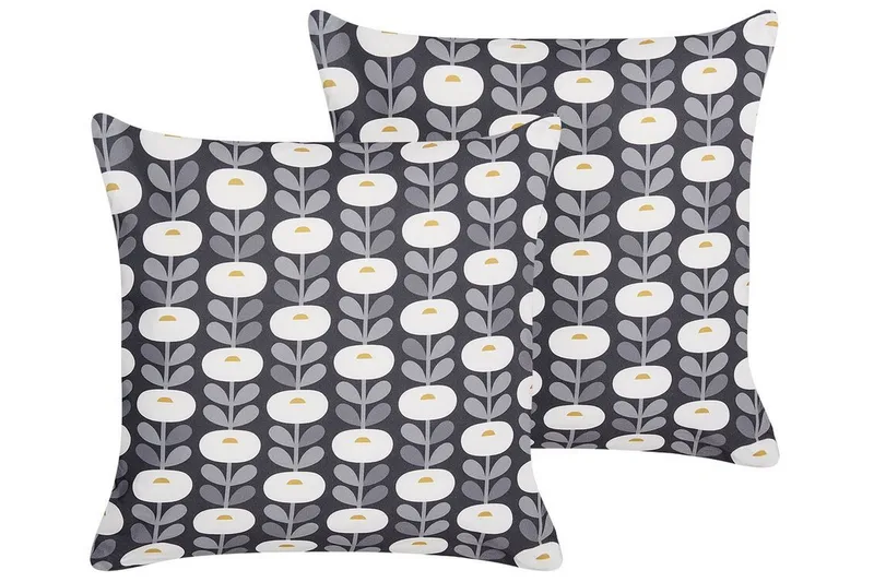 Corsano Udendørspude 45x45 cm - Grå/Hvid - Tekstiler - Pude & plaid - Udendørs puder