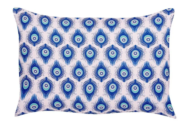 Didsbury Udendørspude 42x60 cm, Blå/Pink